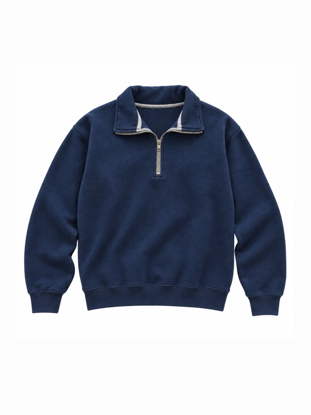 ❁ 3/$15 ❁ Gildan Unisex Heavy Blend Navy Quarter Zip Sweatshirt | Size Small